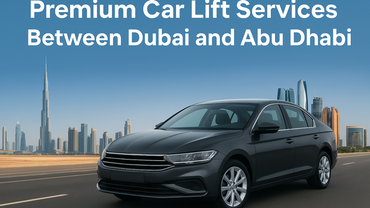 Dubai to Abu Dhabi car lift