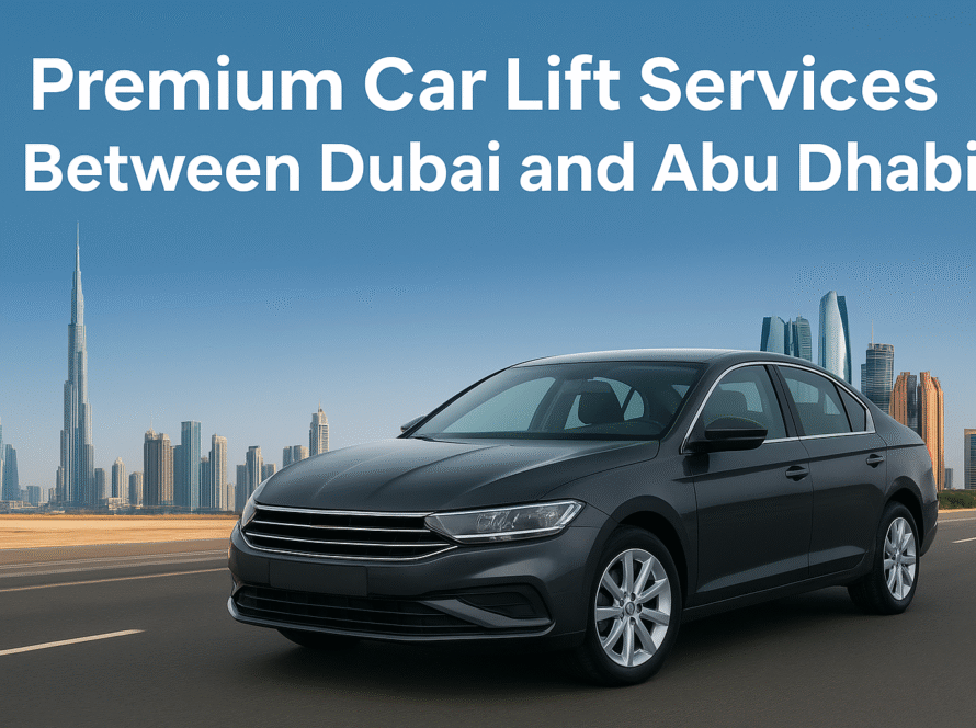 Dubai to Abu Dhabi car lift