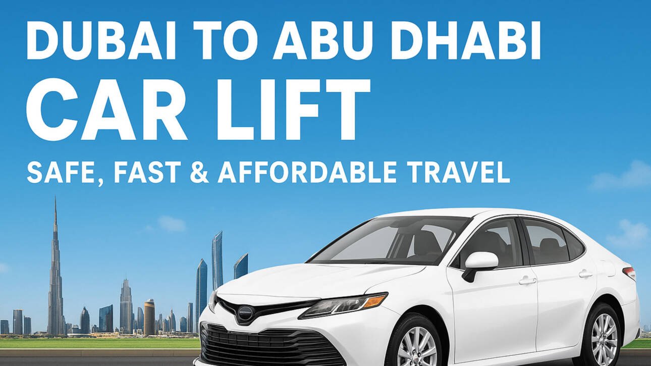 Dubai to Abu Dhabi car lift