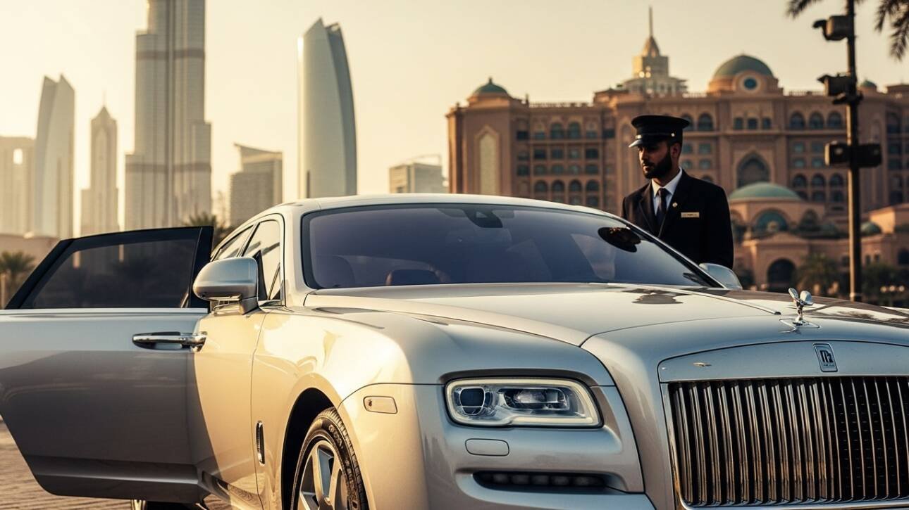 Luxury car with driver UAE