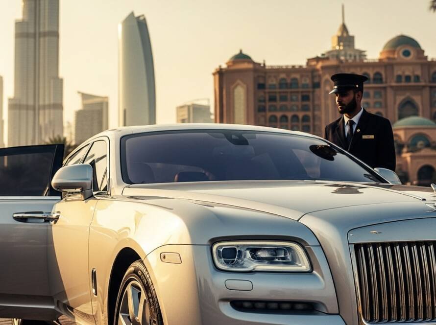 Luxury car with driver UAE