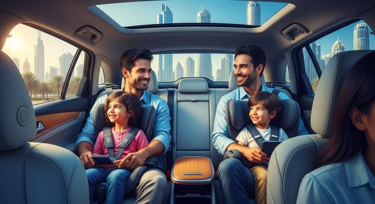 Family ride share service UAE: Safe & Convenient Travel