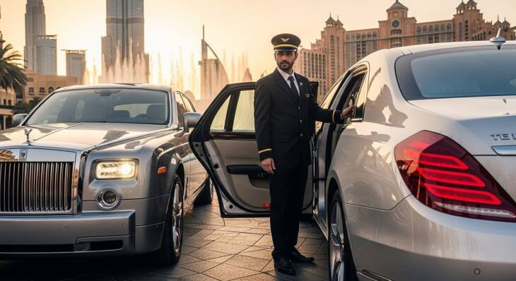 Luxury car Ride with driver Dubai: Ultimate Comfort