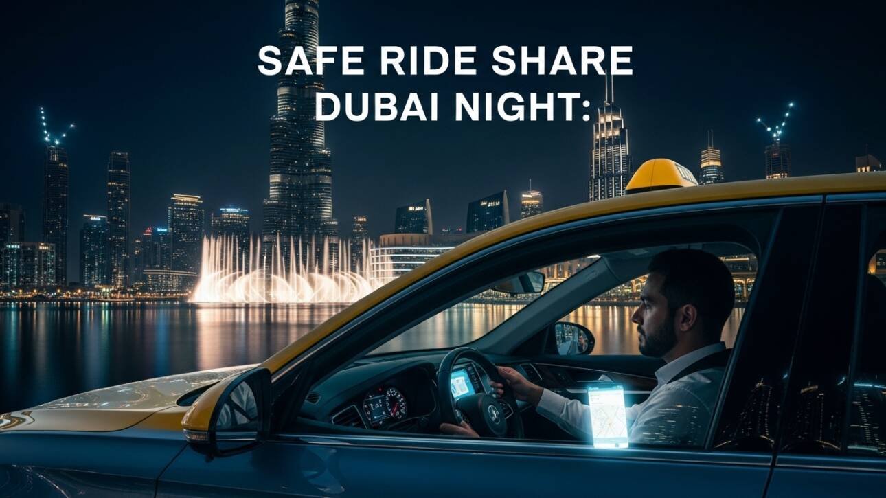 Safe ride share Dubai night: Your Guide to Secure Journeys