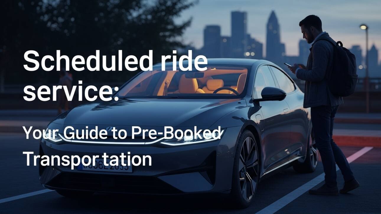 Scheduled ride service: Your Guide to Pre-Booked Transportation