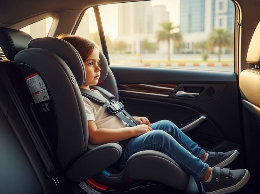 Child-seat car ride UAE: Safety Laws & Tips