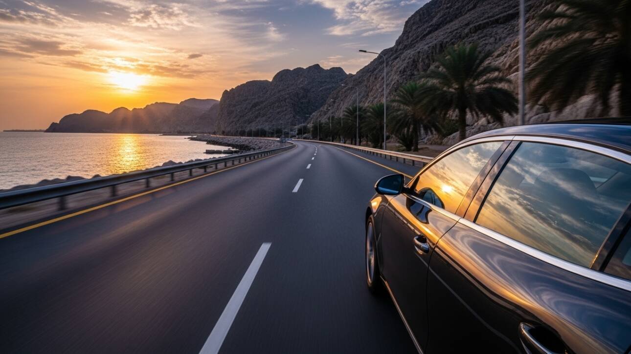 Sharjah car ride routes: Explore scenic drives