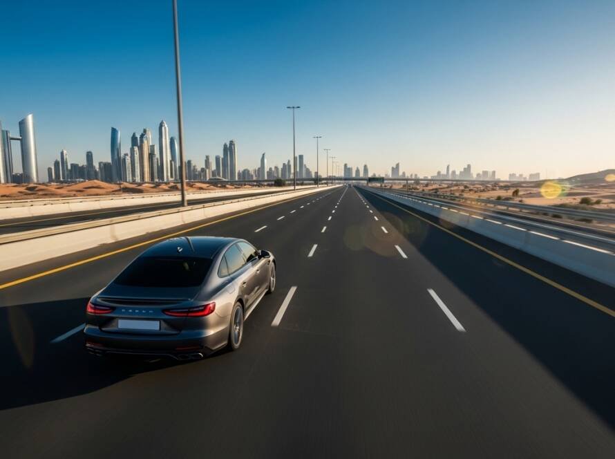 UAE car Ride: Navigating the Emirates Roads