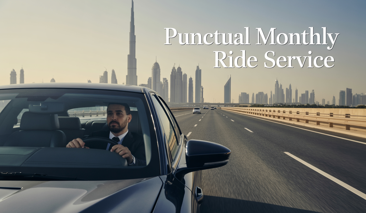 Punctual Monthly Ride Service – On-Time Dubai to Abu Dhabi