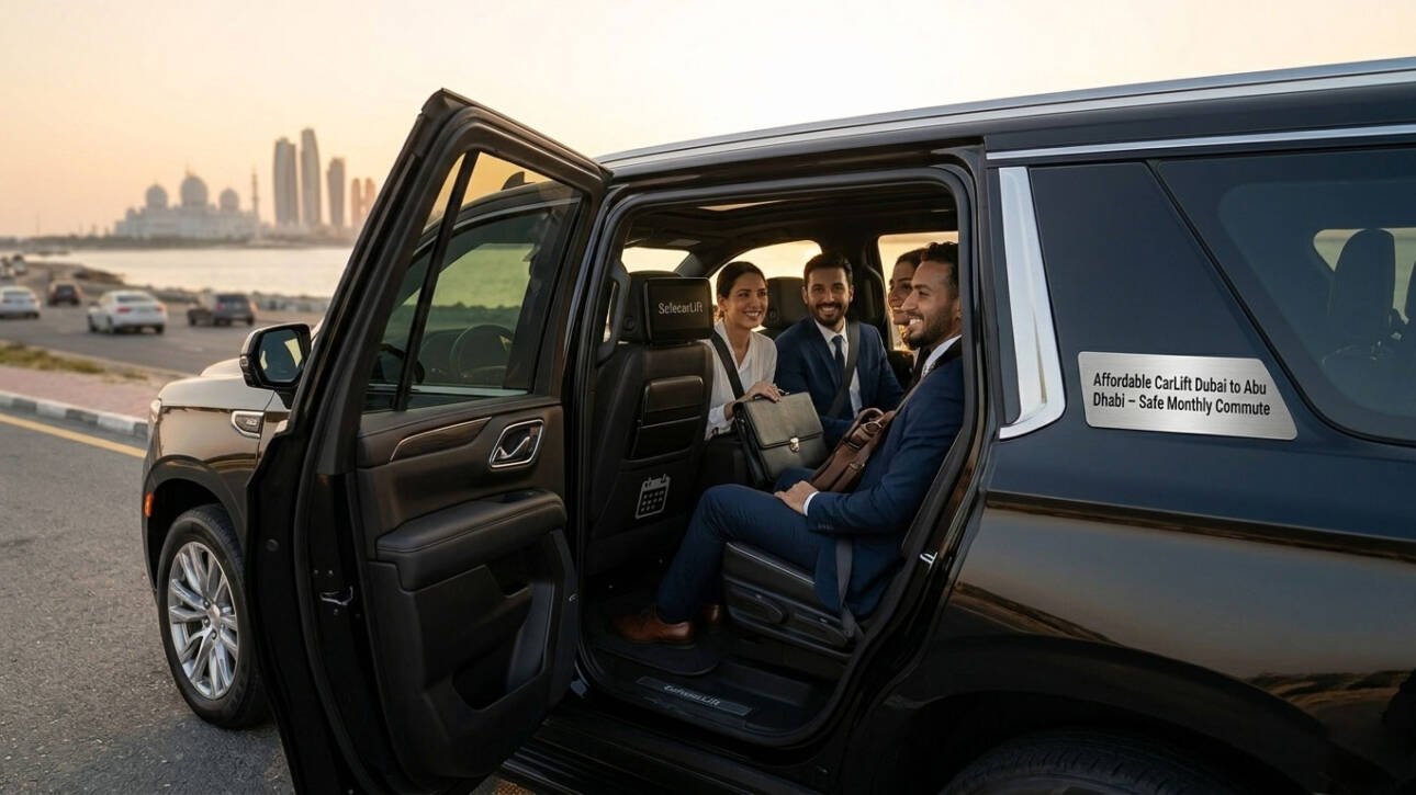 Affordable CarLift Dubai to Abu Dhabi – Safe Monthly Commute