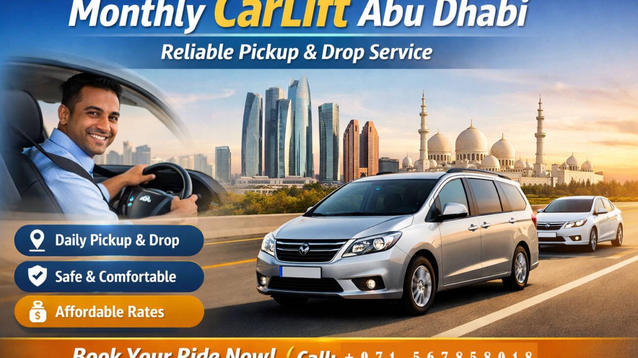 Monthly CarLift Abu Dhabi – Reliable Pickup & Drop Service