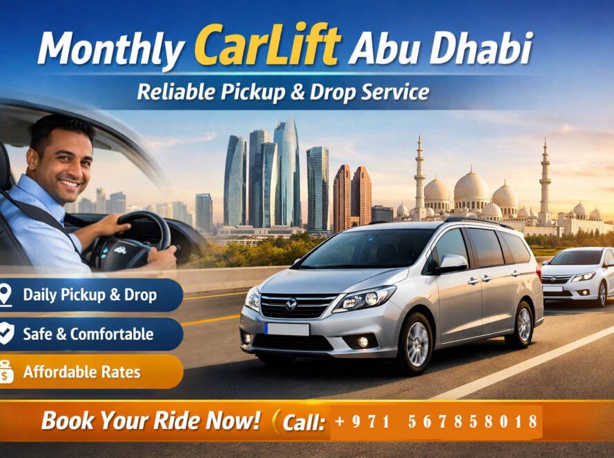 Monthly CarLift Abu Dhabi – Reliable Pickup & Drop Service