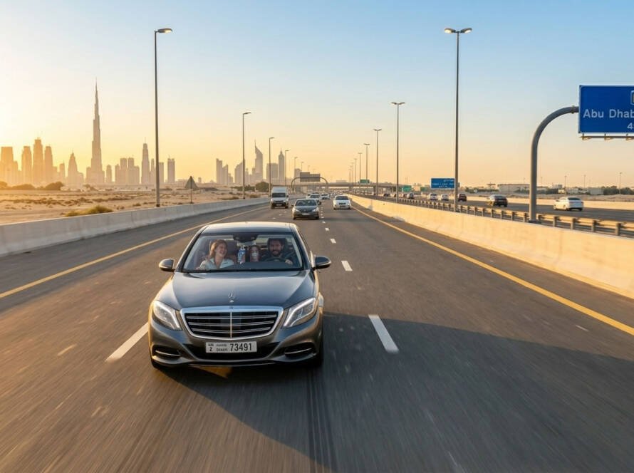Safe & Reliable Monthly Car Pool – Dubai to Abu Dhabi Route