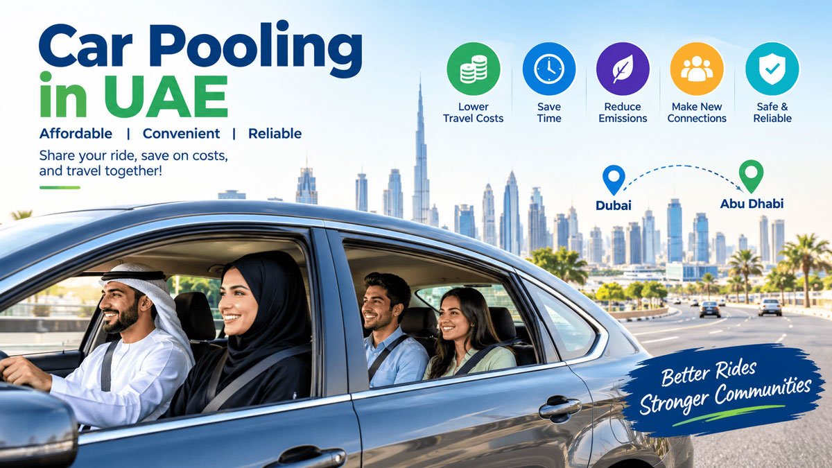 Car Pooling in UAE Affordable & Convenient Travel