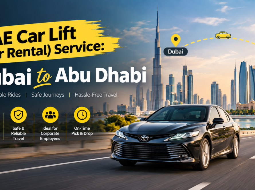 UAE Car Lift Service Dubai to Abu Dhabi